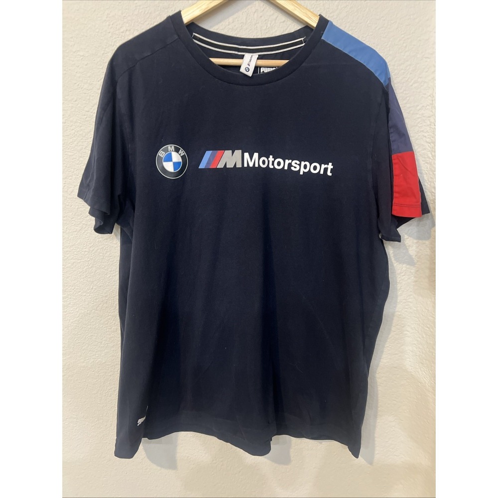 BMW M Motorsport  BLUE Racing 2020 Cotton Shirt Puma SIZE EXTRA LARGE